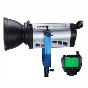 Refletor Led Luz Contínua Nicefoto Ha-2300B Cob 230W Vídeo
