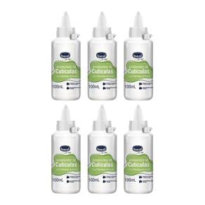 Amolecedor De Cutículas Ideal Karite 100Ml - Kit Com 6Un