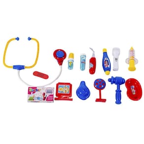 Kit Brinquedo Médico Infantil Doutor Maleta Azul DmToys