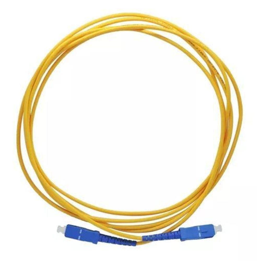 Cordão De Fibra Óptica Simplex Sc/Upc Sc/Upc 3M Menor Preço
