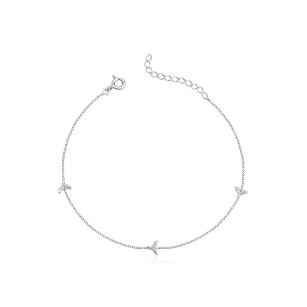 Pulseira Calda de Baleia Prata 925