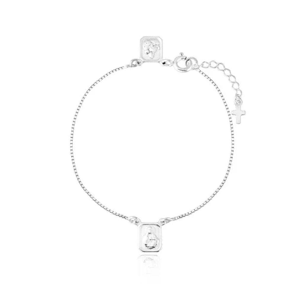 Pulseira Escapulário Prata 925