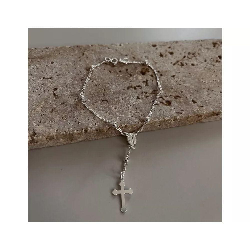 Pulseira Terço Prata 925
