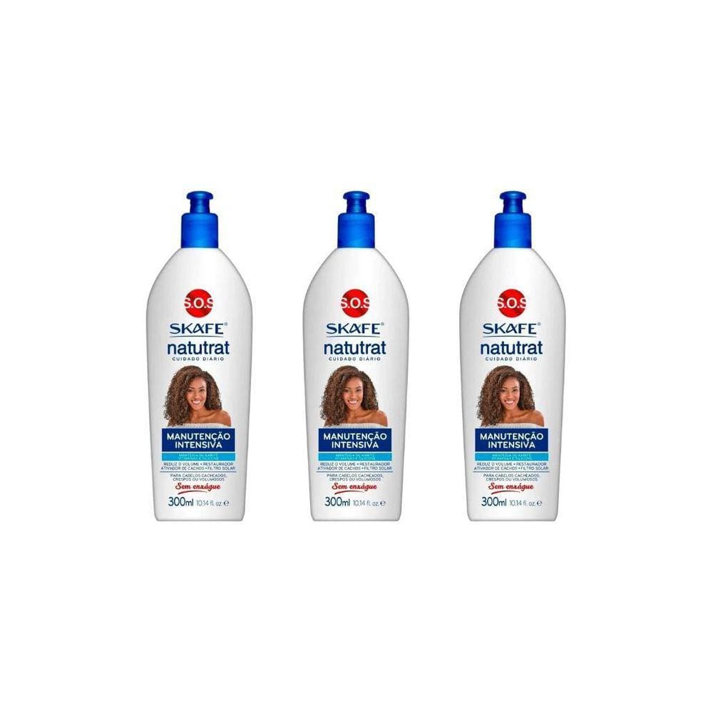 Sos Natutrat Manutençao Intensiva Skafe 300Ml-Kit C/3Un