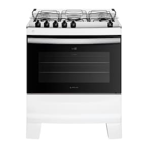 Fogão de Piso Atlas 5 Bocas Agile Up | Mesa em Inox, Branco, Bivolt