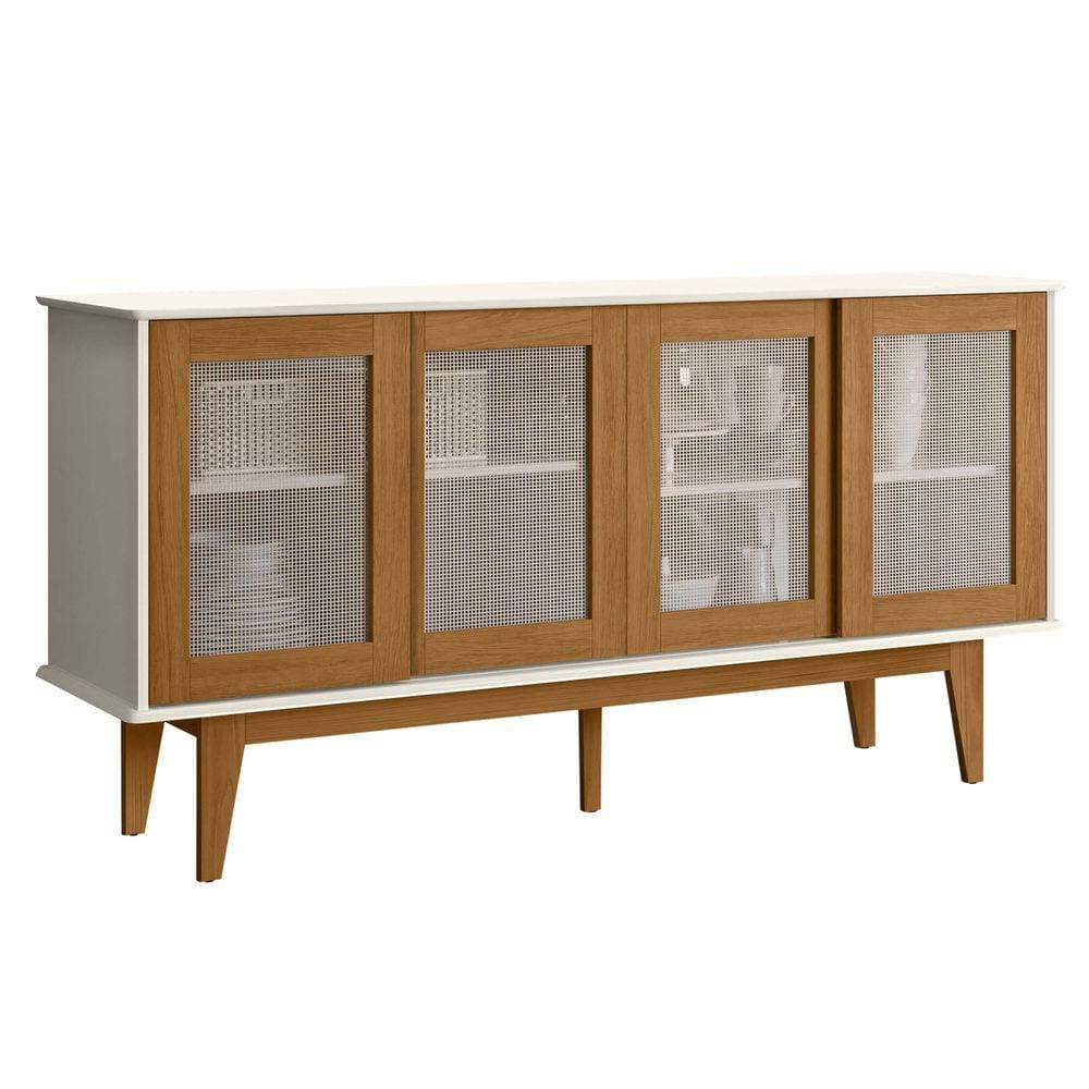 Buffet Detroit 4 Portas Tebarrot Off White Cor Off White Nature