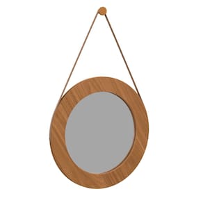 Espelho Decorativo Ibiza Redondo Tebarrot Cor Nature
