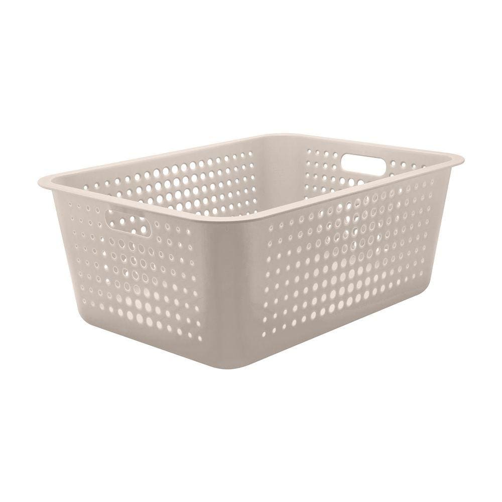 Cesta Organizadora Maxi 40L Bege - Ou