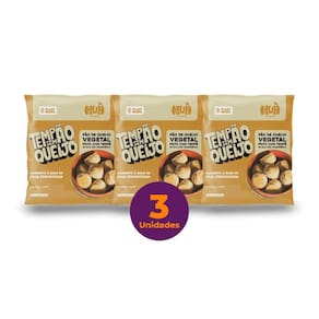 Kit c/ 3 Pão de Queijo Vegano de Tempê Sem Lactose 250g