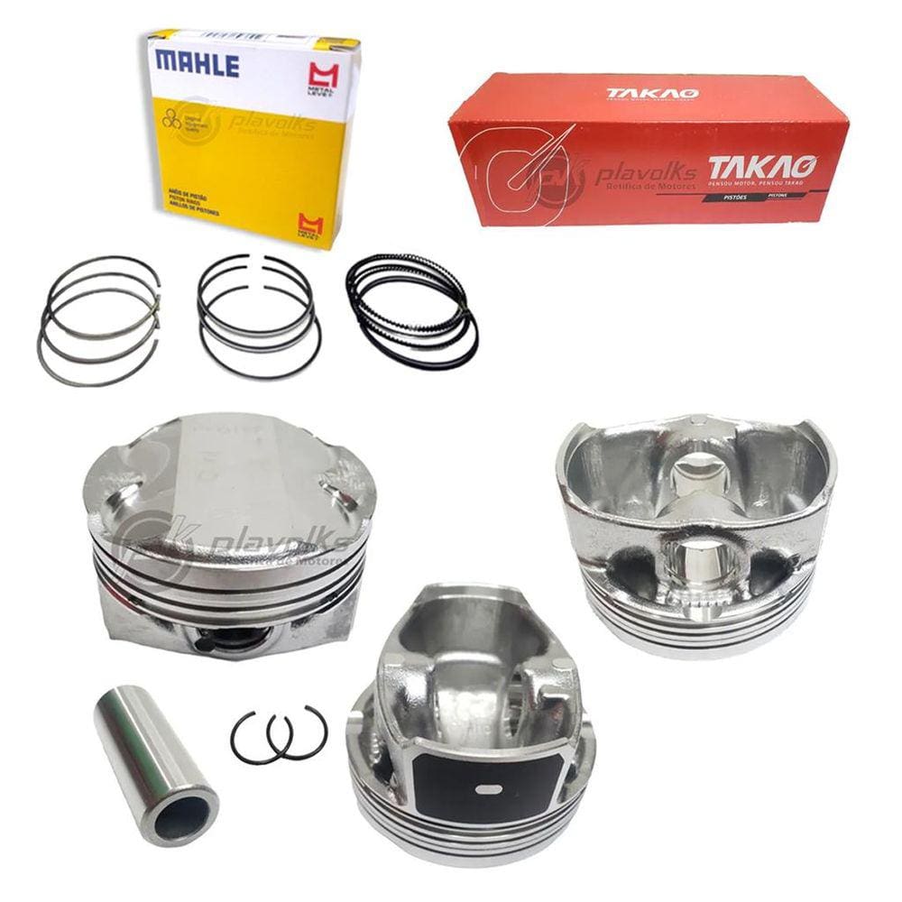 Jogo De Pistoes Com Aneis 050 Ford Ka Ka+ 1.0 12v Tivct Flex 2014 A 2021