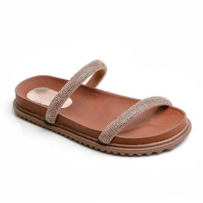Sandália Birken BK02 Bronze com Strass 2586