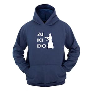 Moletom Masculino Canguru Ragor Estampa Aikidô Capuz