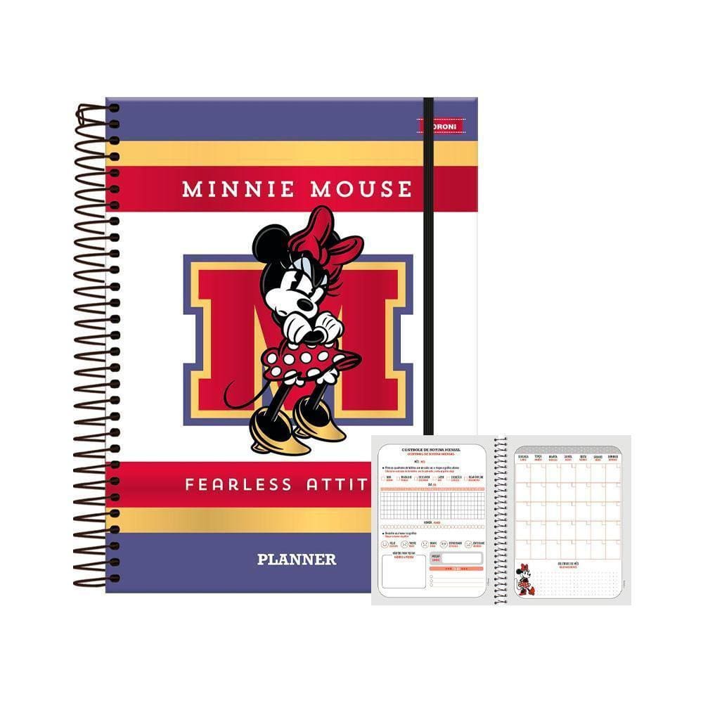 Planner Semanal Esp. 80Fls Minnie Vintage Attitude Foroni