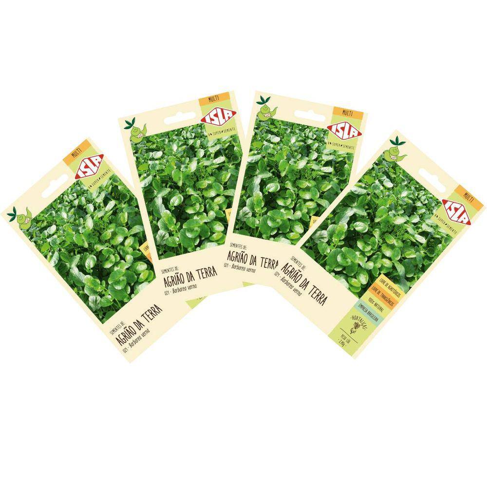 4X Sementes de Agrião da Terra ISLA