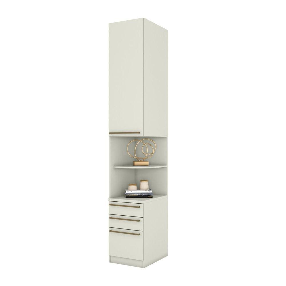 Mesa de Cabeceira 1 Porta Seletto Henn Areia HP
