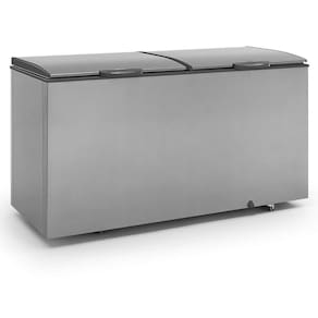Freezer Horizontal Skin Condenser Aço Tipo Inox GHBS-510 TI Gelopar 127v Cinza