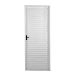 Porta de Aço Laminada 215x85cm Minas Sul MGM Branco