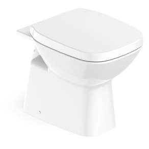 Kit Vaso Sanitário Convencional com Assento Queda Amortecida Debba Classic Roca Branco Brilhante