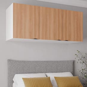 Ponte Modular 3 Portas Hera CabeCasa MadeiraMadeira Branco Geada/Louro
