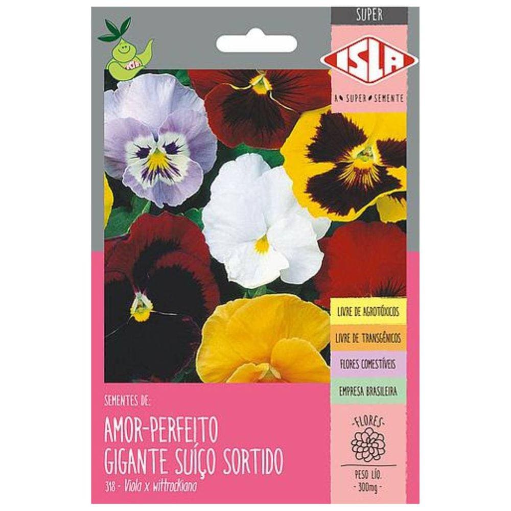 Sementes de Amor-Perfeito Gigante Suíço Super ISLA