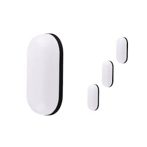 Kit 4 Arandelas Led Tartaruga Light Externa IP65 3000k 15w Bivolt 20x10x4,8cm Preta - Germany Único