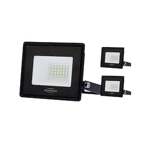 Kit 3 Refletores LED TECH De Alumínio 30w Luz Verde Bivolt - Blumenau