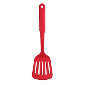 Espátula Perfurada De Nylon Vermelho 31Cm - Casambiente