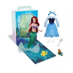 Princesa Disney Ariel com cenário e figurino Ed limitada