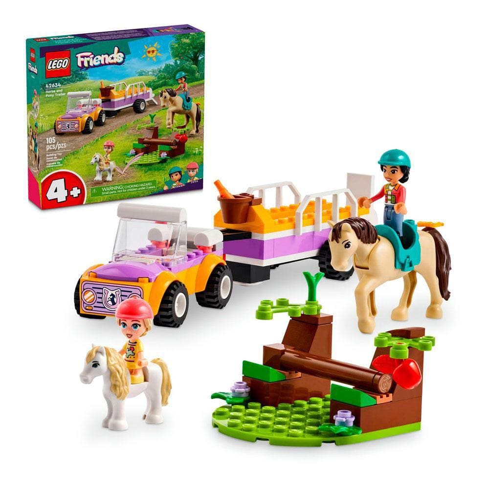 LEGO® Friends Trailer de Cavalo e Pônei; Brinquedo 42634