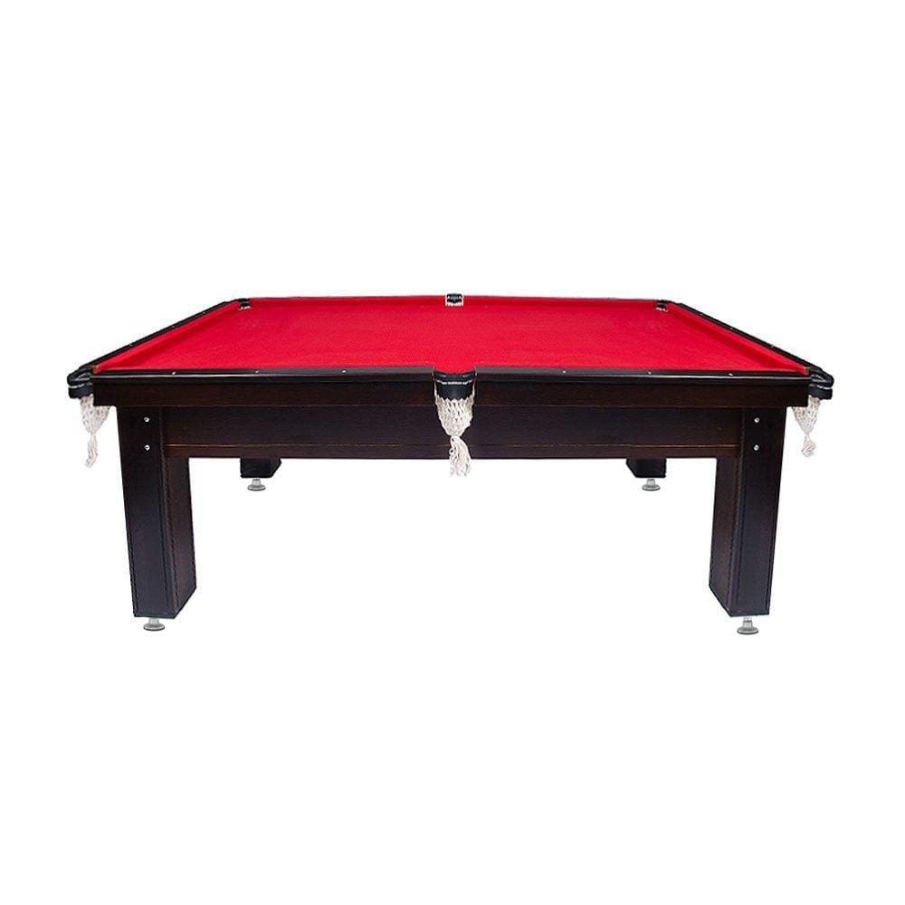 Sinuca Black & Red Semioficial 2,20x1,20m
