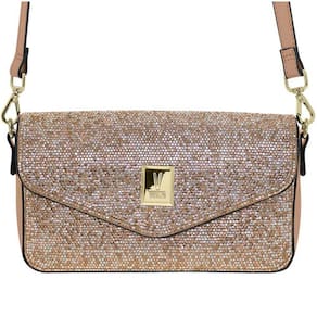 Bolsa Vizzano Strass Feminina - Nude