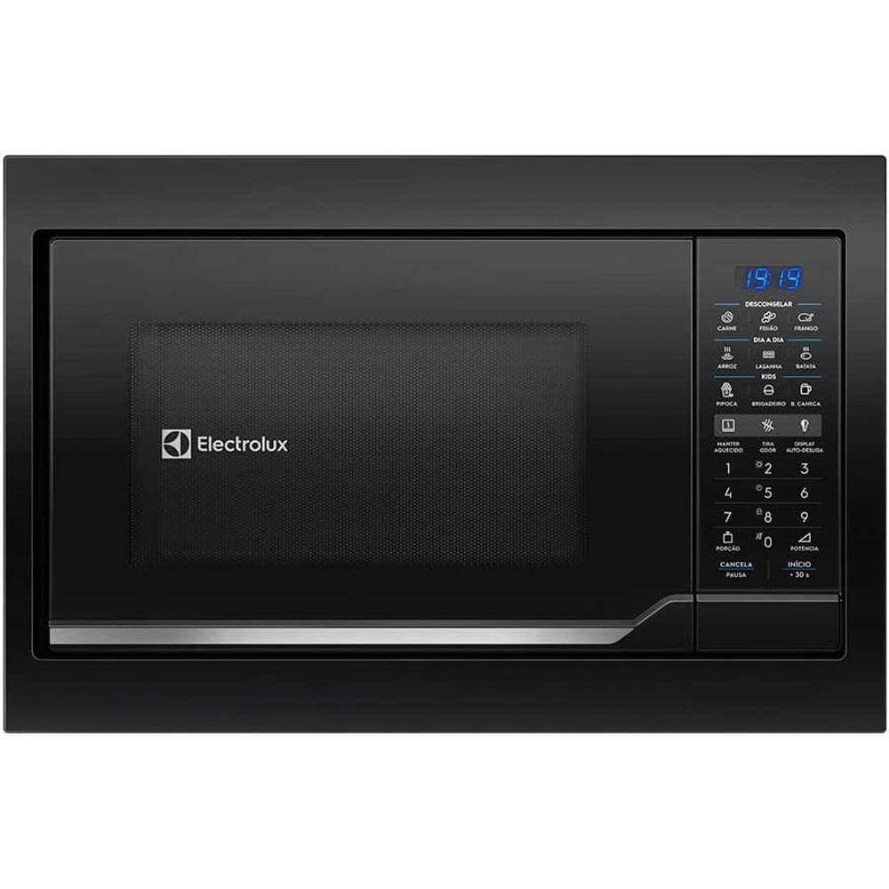 Micro-ondas de Embutir Electrolux 34L Preto 220V ME3EP com Painel Digital e Função Tira odor