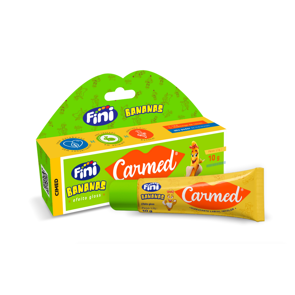 Hidratante Labial Carmed Fini Bananas 10g