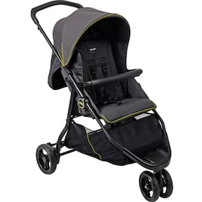 Carrinho de Bebe 3 Rodas Berço Passeio Burigotto CR3 Gray Red