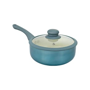 Panela Antiaderente Cerâmica Indução Azul Genebra Plus 16Cm
