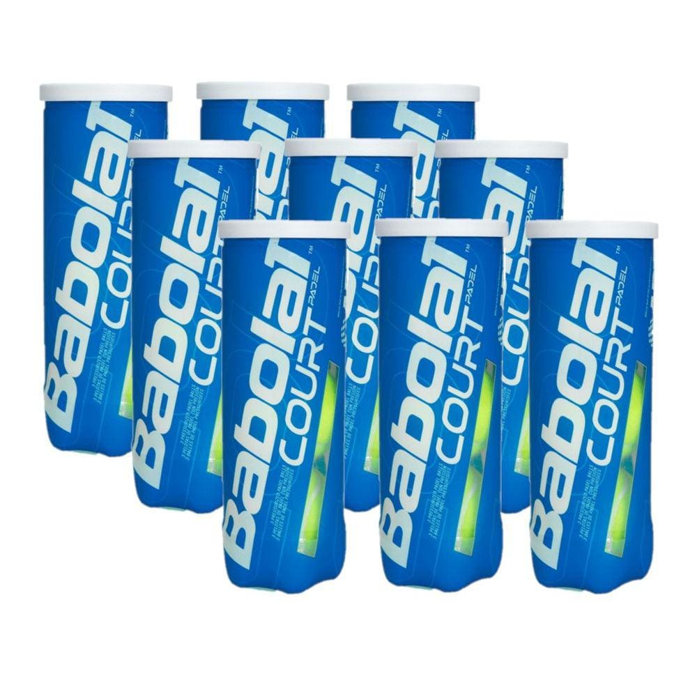 Bola De Padel Babolat Court - Pack com 9 Tubos