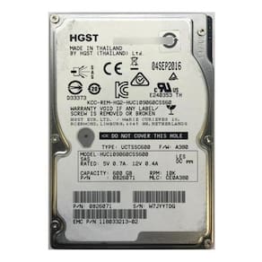 Hd Sas 2.5 Hgst Ultrastar C10K900 Huc109060Css600 600Gb 10K