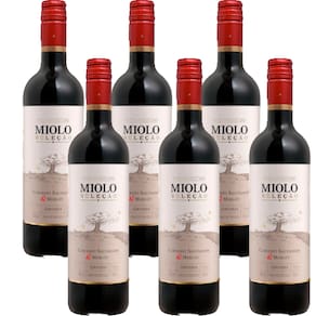 Cx 6 Vinho Miolo Seleção Cabernet Sauvignon & Merlot 750 ml