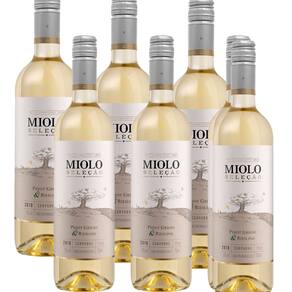 Cx 6 Vinho Miolo Seleção Pinot Grigio & Riesling 750 ml