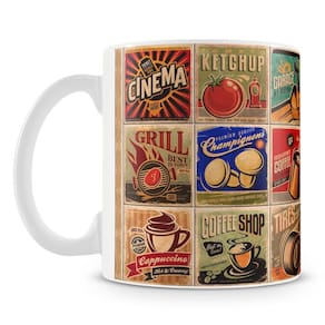 Caneca Estampa Vintage