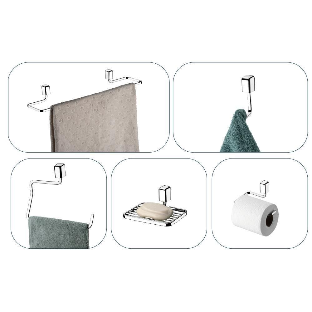 Kit De Banheiro Para Pendurar Parede 5 Peças Schmitt Aramado