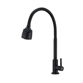 Torneira Cozinha Gourmet Flexível Giratória Mesa Preta Doan NOX06B