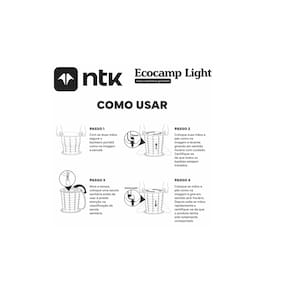 Banheiro Portátil Ecocamp Light De 15l Motorhome Trailer