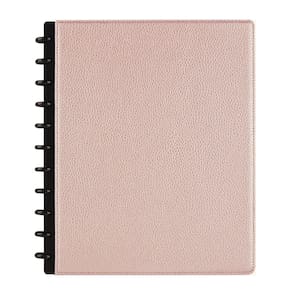Caderno TUL Discbound com capa de couro seixo, A4, 60 folhas