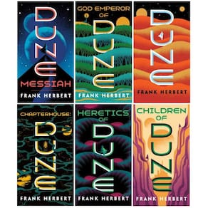 Conjunto de livros ACCGUYS Complete Dune Series (6 livros)