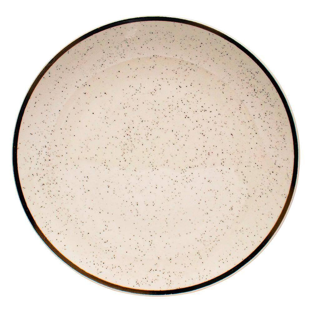 Prato de Porcelana Raso Oxford Brisa 26cm 1 peça