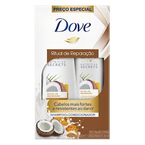 Kit Dove Ritual De Reparação Shampoo 350Ml + Condicionador 1