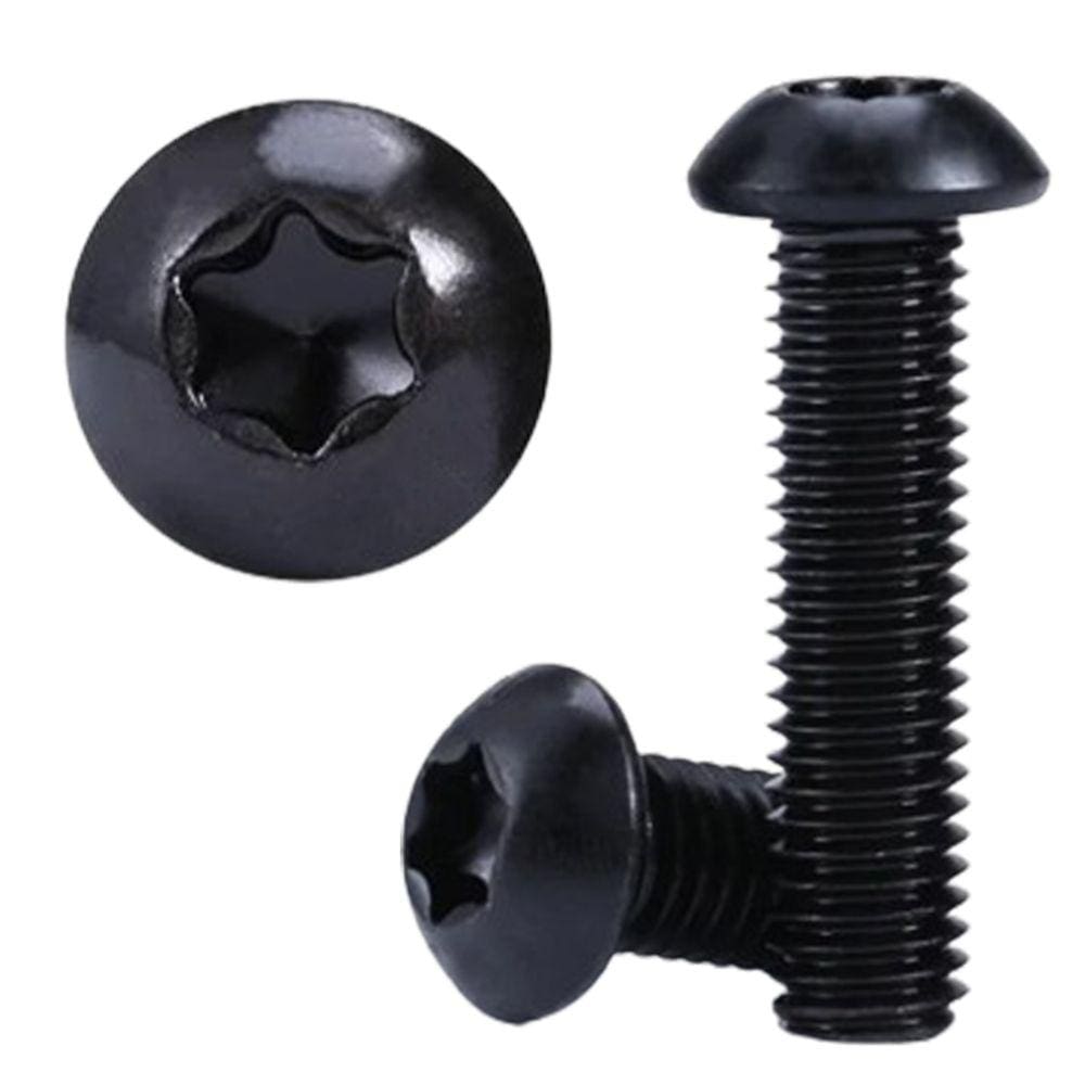 PARAFUSO TORX M4 X 60 CABEÇA ABAULADA ENEGRECIDO - 200Pçs