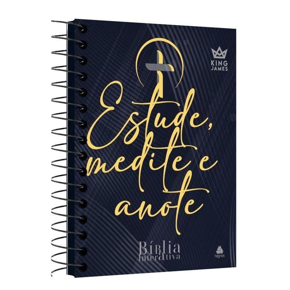 Bíblia Interativa Estude, Medite E Anote