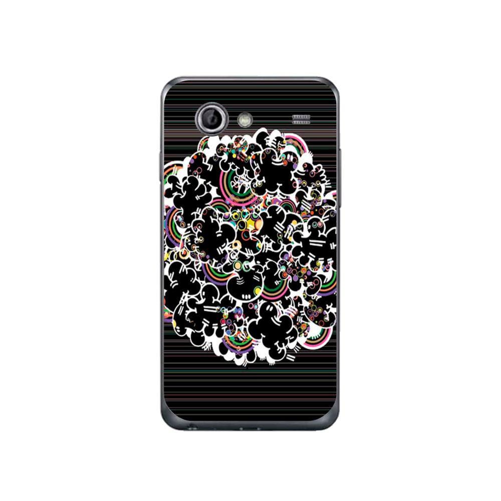 Capa Adesivo Skin110 Verso Para Galaxy S2 Lite GT-I9070